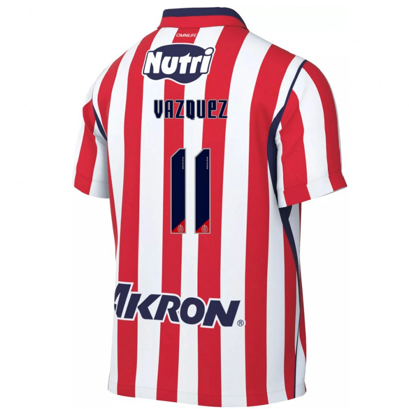 Danxen Kvinder Anette Vázquez #11 Rød Hvid Hjemmebane Spillertrøjer 2026/27 Trøje T-Shirt
