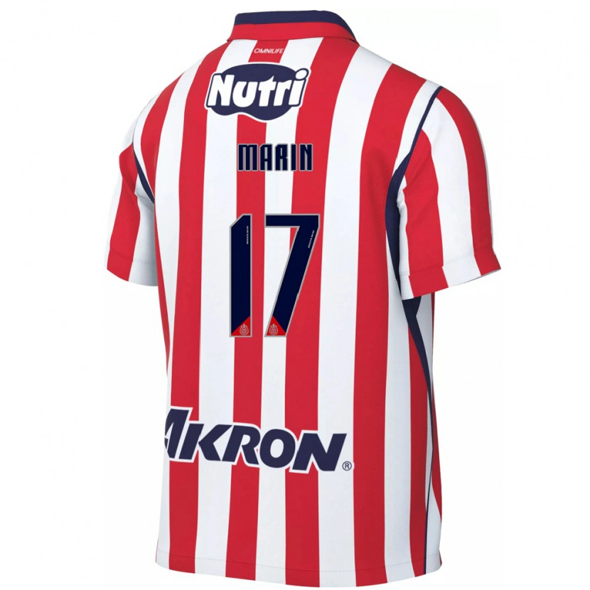 Danxen Kvinder Ricardo Marín #17 Rød Hvid Hjemmebane Spillertrøjer 2026/27 Trøje T-Shirt