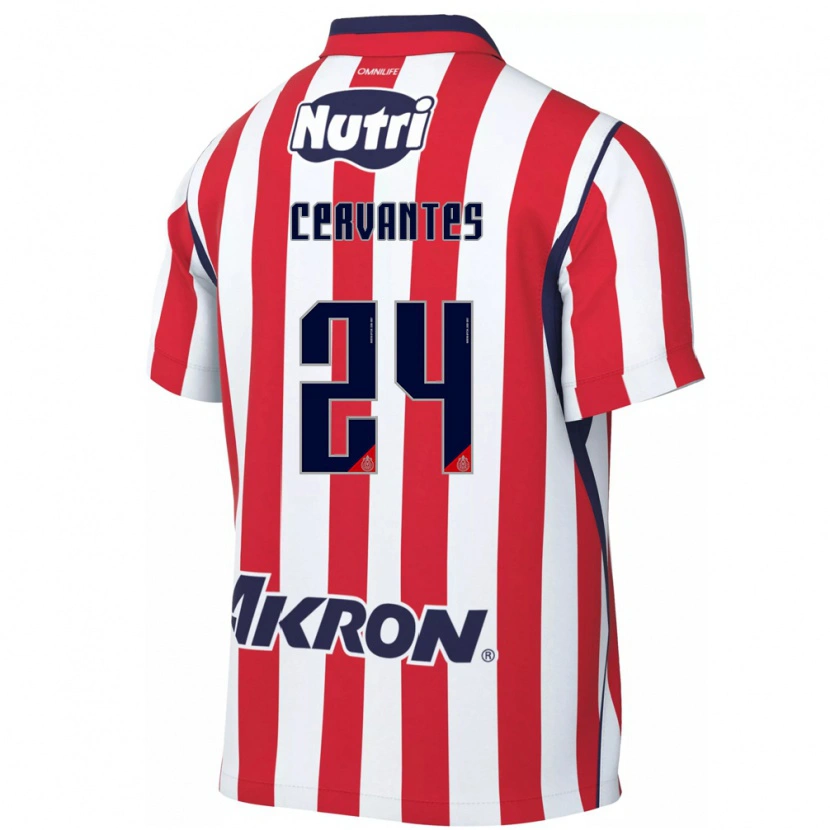 Danxen Kvinder Alicia Cervantes #24 Rød Hvid Hjemmebane Spillertrøjer 2026/27 Trøje T-Shirt