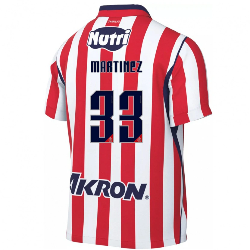 Danxen Kvinder Raúl Martínez #33 Rød Hvid Hjemmebane Spillertrøjer 2026/27 Trøje T-Shirt
