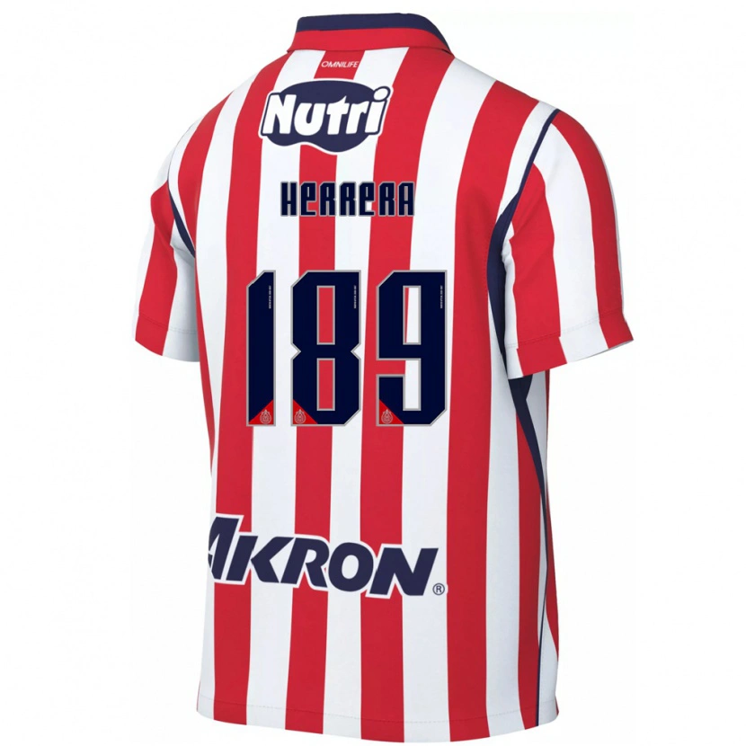 Danxen Kvinder Antonio Herrera #189 Rød Hvid Hjemmebane Spillertrøjer 2026/27 Trøje T-Shirt