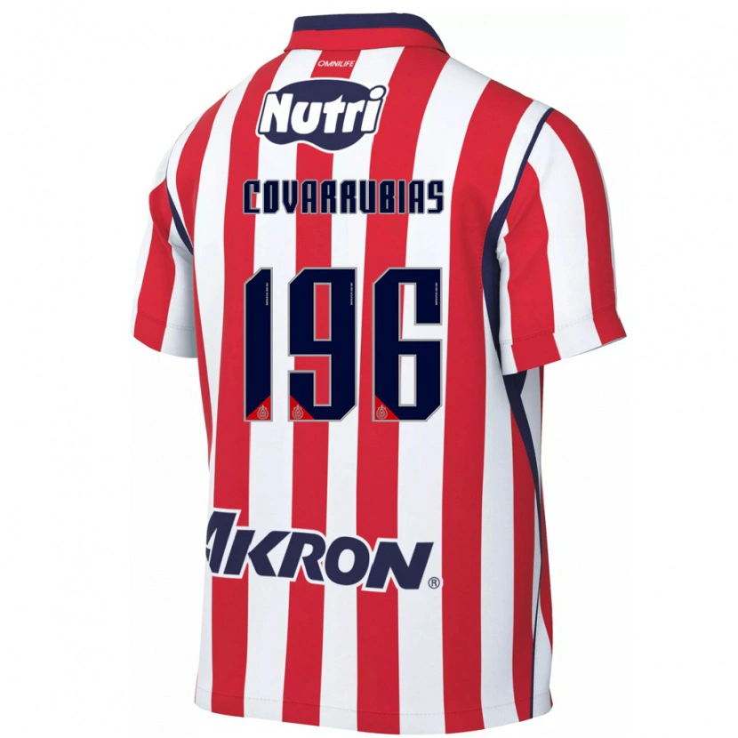 Danxen Kvinder Diego Covarrubias #196 Rød Hvid Hjemmebane Spillertrøjer 2026/27 Trøje T-Shirt
