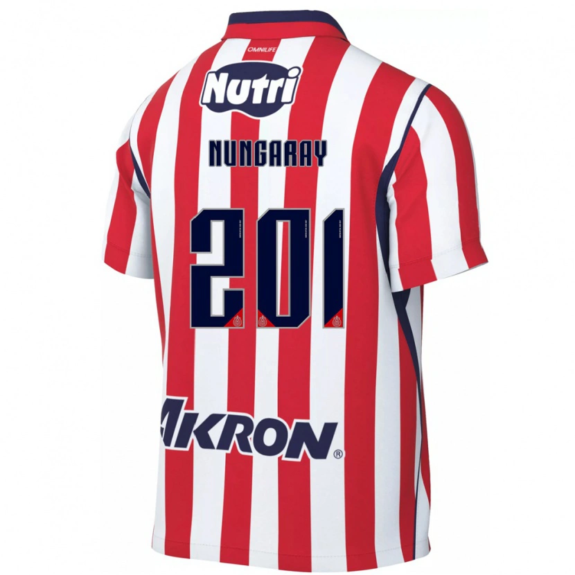Danxen Kvinder David Nungaray #201 Rød Hvid Hjemmebane Spillertrøjer 2026/27 Trøje T-Shirt