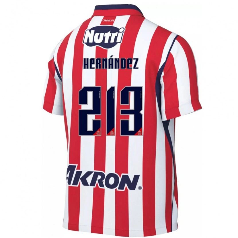 Danxen Kvinder Zinédine Hernández #213 Rød Hvid Hjemmebane Spillertrøjer 2026/27 Trøje T-Shirt