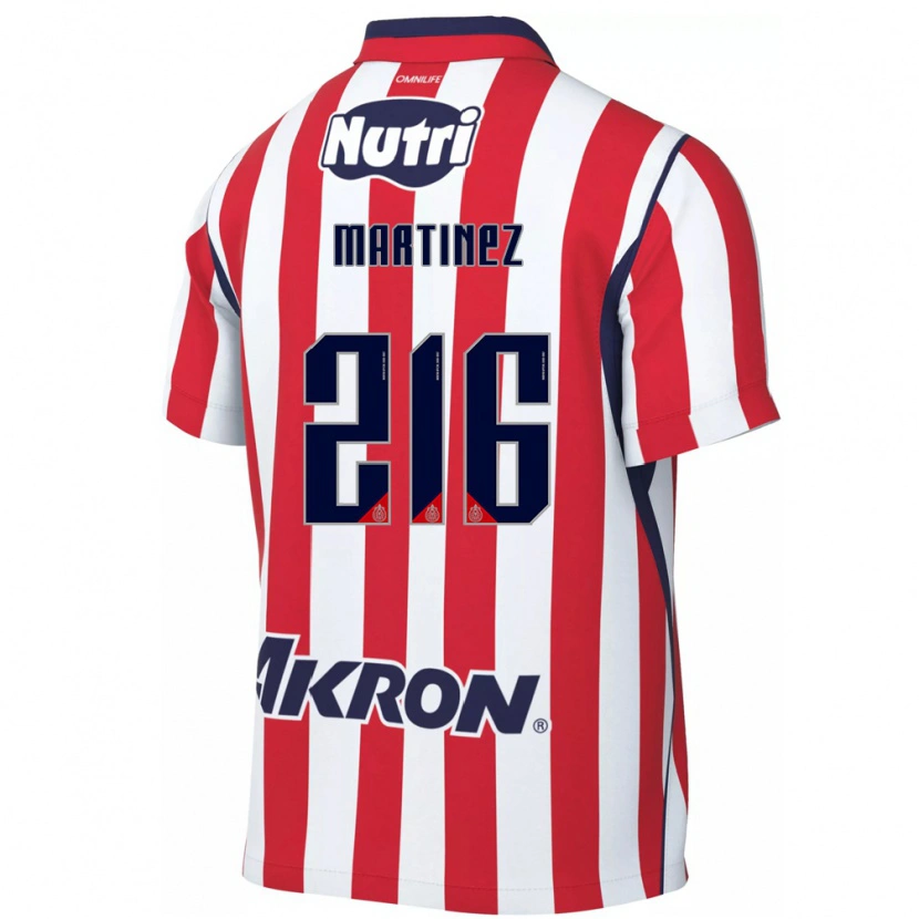 Danxen Kvinder Isaac Martínez #216 Rød Hvid Hjemmebane Spillertrøjer 2026/27 Trøje T-Shirt