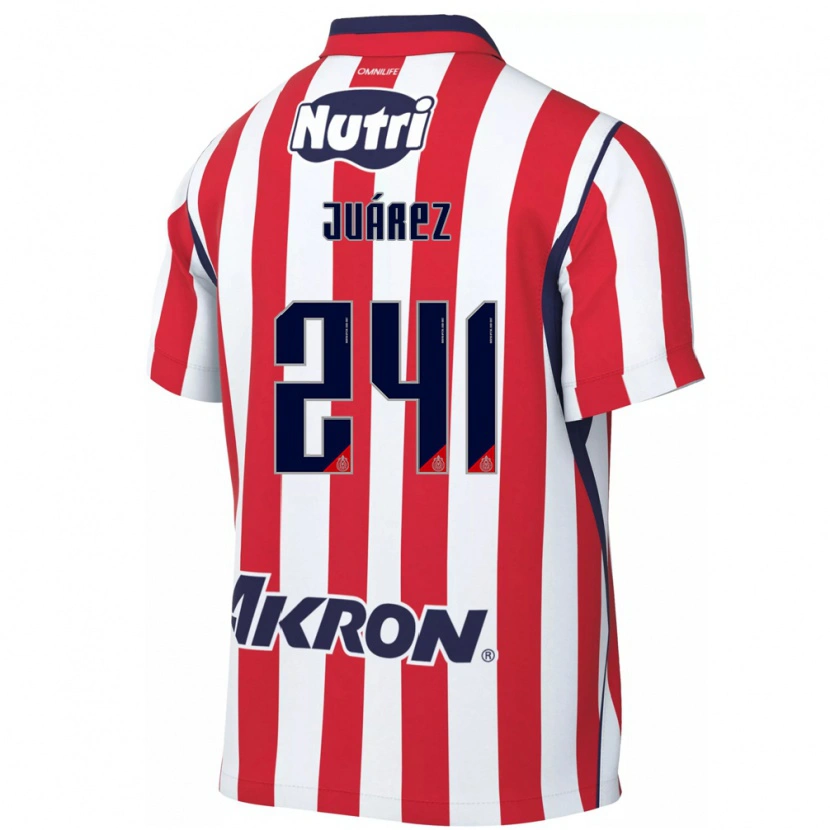 Danxen Kvinder Hugo Juárez #241 Rød Hvid Hjemmebane Spillertrøjer 2026/27 Trøje T-Shirt
