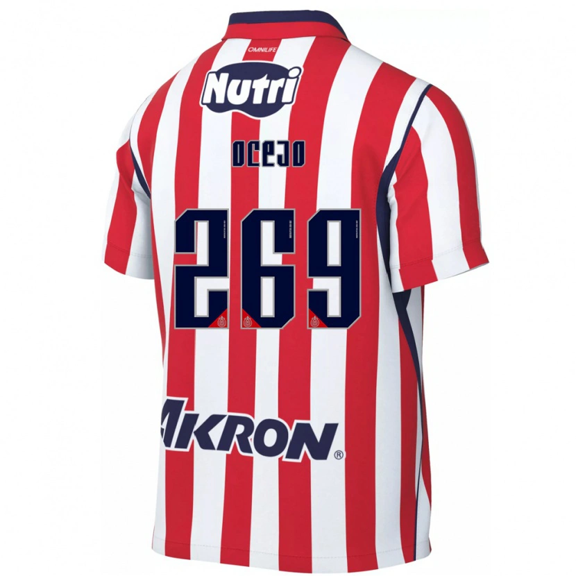 Danxen Kvinder Kevin Ocejo #269 Rød Hvid Hjemmebane Spillertrøjer 2026/27 Trøje T-Shirt