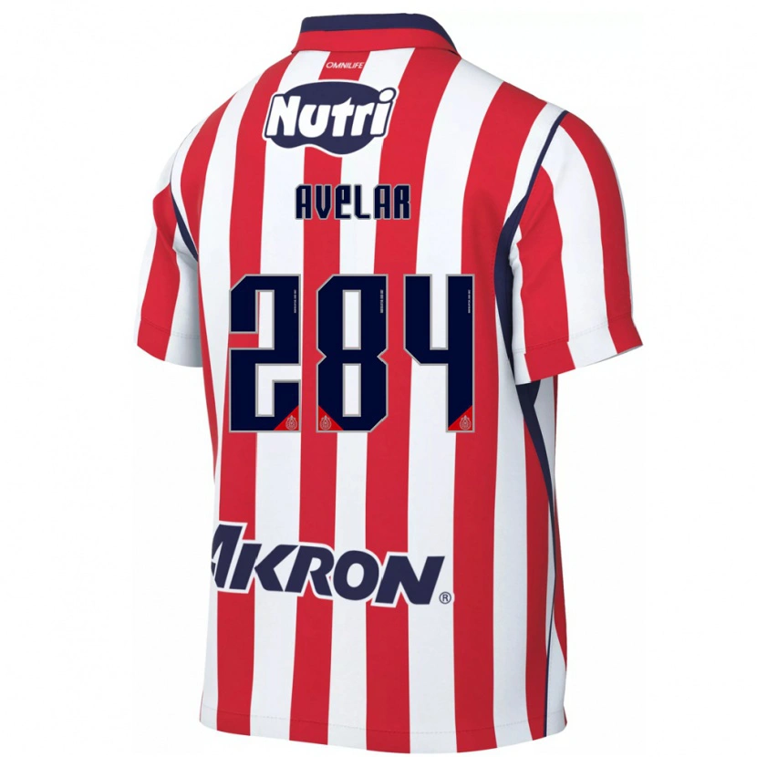 Danxen Kvinder Dylan Avelar #284 Rød Hvid Hjemmebane Spillertrøjer 2026/27 Trøje T-Shirt