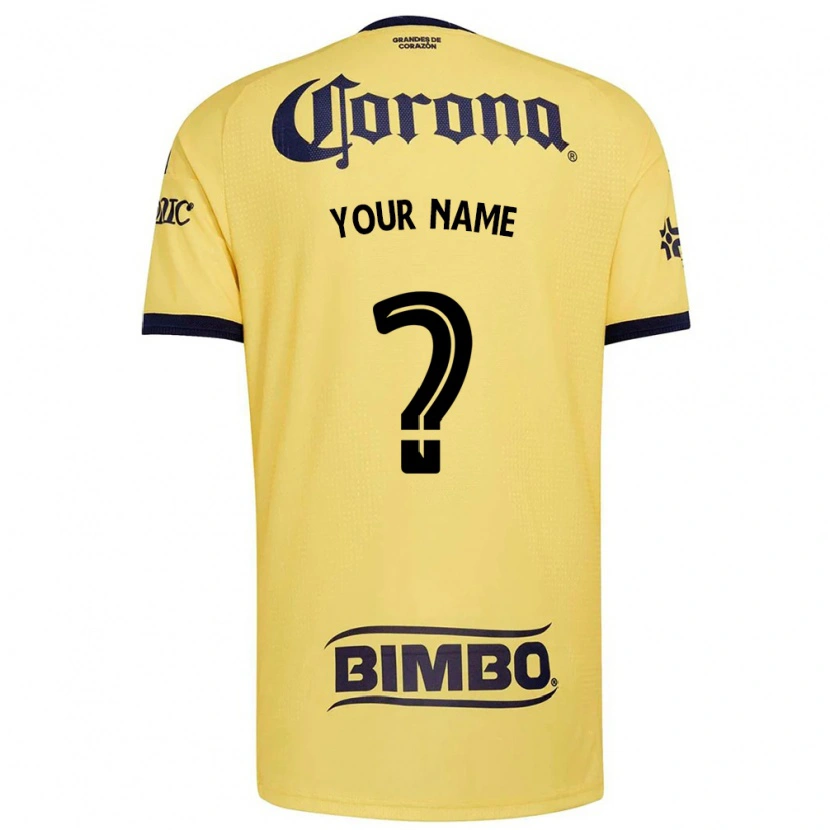 Danxen Kvinder Dit Navn #0 Gul Rød Sort Hjemmebane Spillertrøjer 2026/27 Trøje T-Shirt