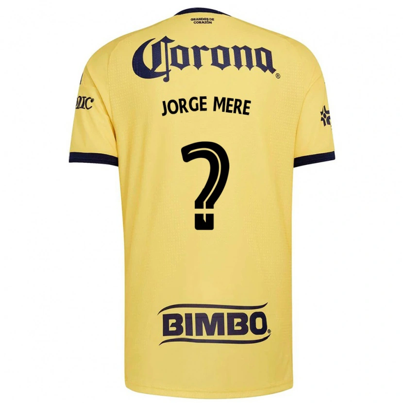 Danxen Kvinder Jorge Meré #0 Gul Rød Sort Hjemmebane Spillertrøjer 2026/27 Trøje T-Shirt