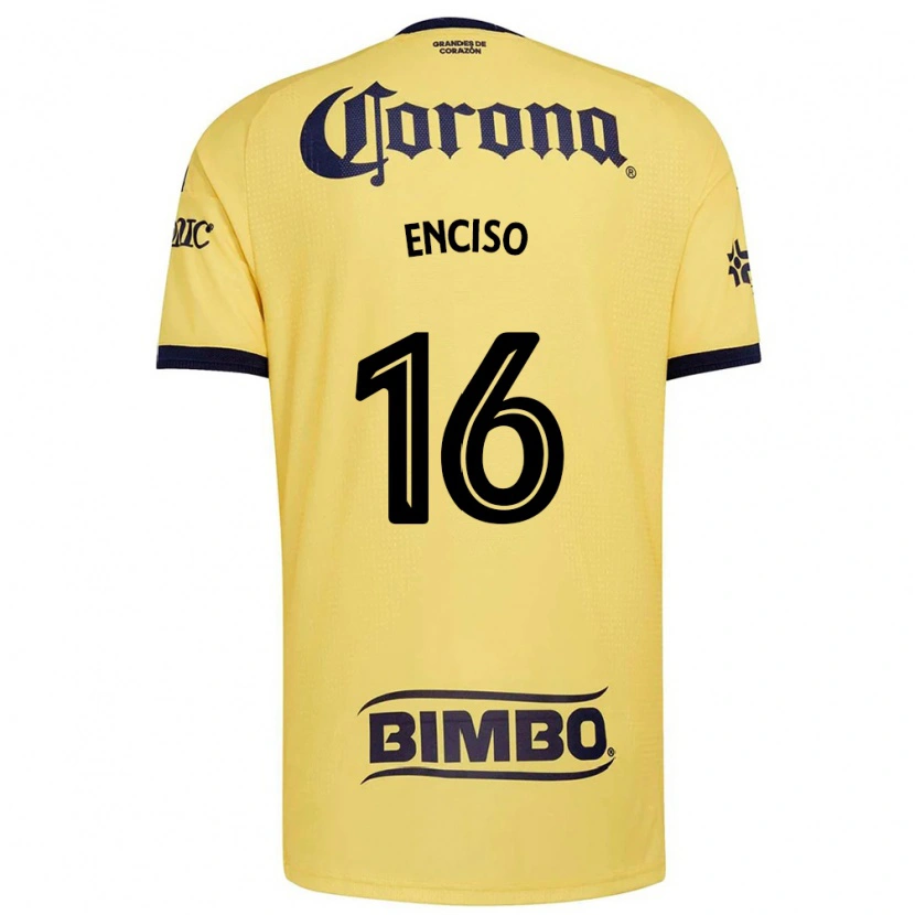 Danxen Kvinder Sabrina Enciso #16 Gul Rød Sort Hjemmebane Spillertrøjer 2026/27 Trøje T-Shirt