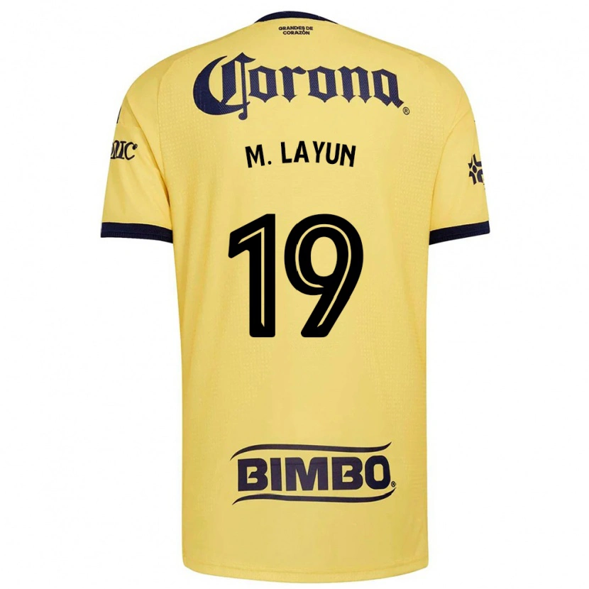 Danxen Kvinder Miguel Layun #19 Gul Rød Sort Hjemmebane Spillertrøjer 2026/27 Trøje T-Shirt