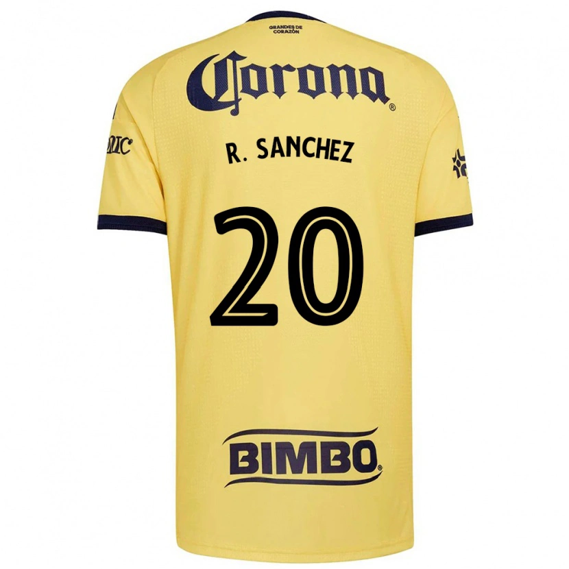 Danxen Kvinder Richard Sanchez #20 Gul Rød Sort Hjemmebane Spillertrøjer 2026/27 Trøje T-Shirt