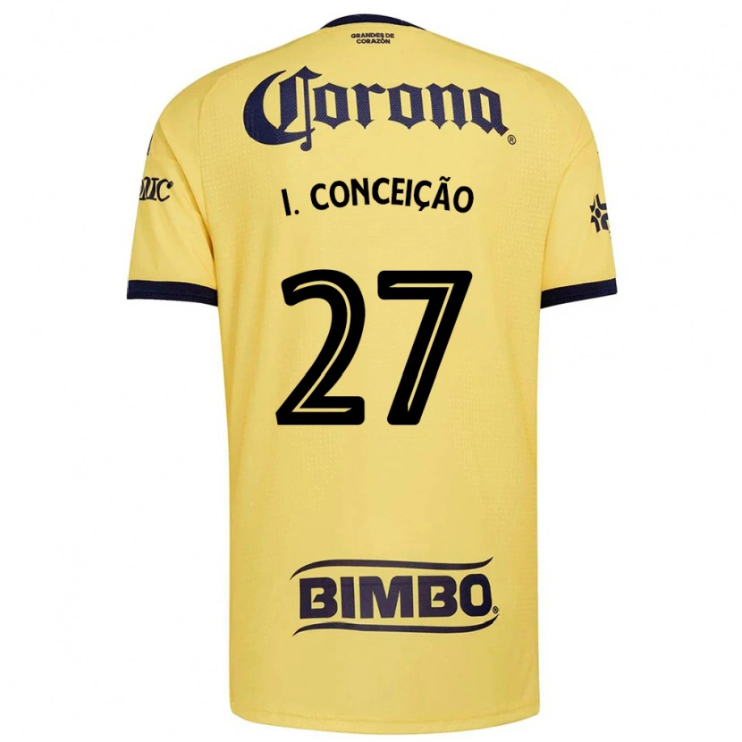 Danxen Kvinder Ícaro Da Conceição #27 Gul Rød Sort Hjemmebane Spillertrøjer 2026/27 Trøje T-Shirt