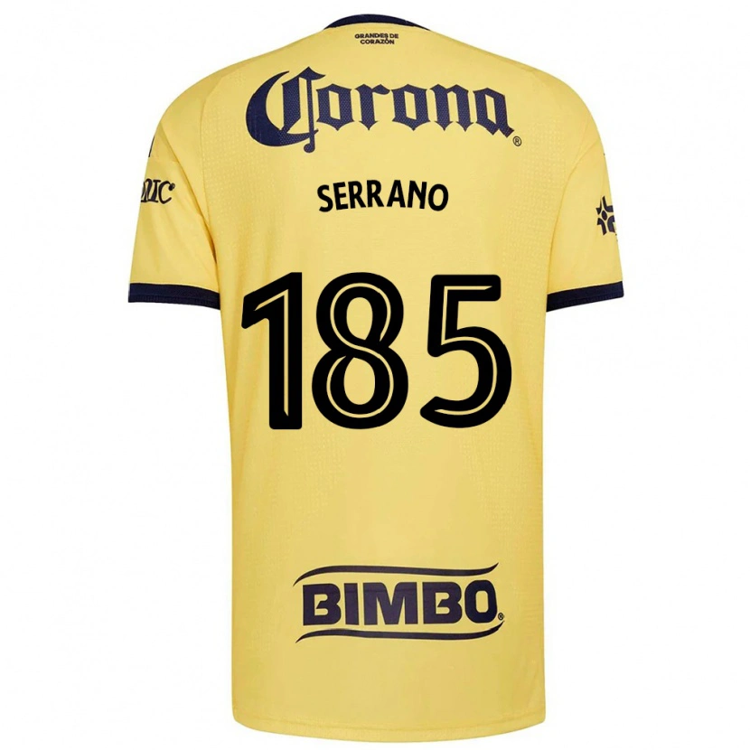 Danxen Kvinder Max Serrano #185 Gul Rød Sort Hjemmebane Spillertrøjer 2026/27 Trøje T-Shirt