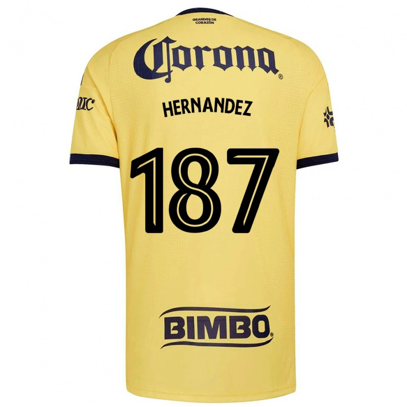 Danxen Kvinder Miguel Hernández #187 Gul Rød Sort Hjemmebane Spillertrøjer 2026/27 Trøje T-Shirt