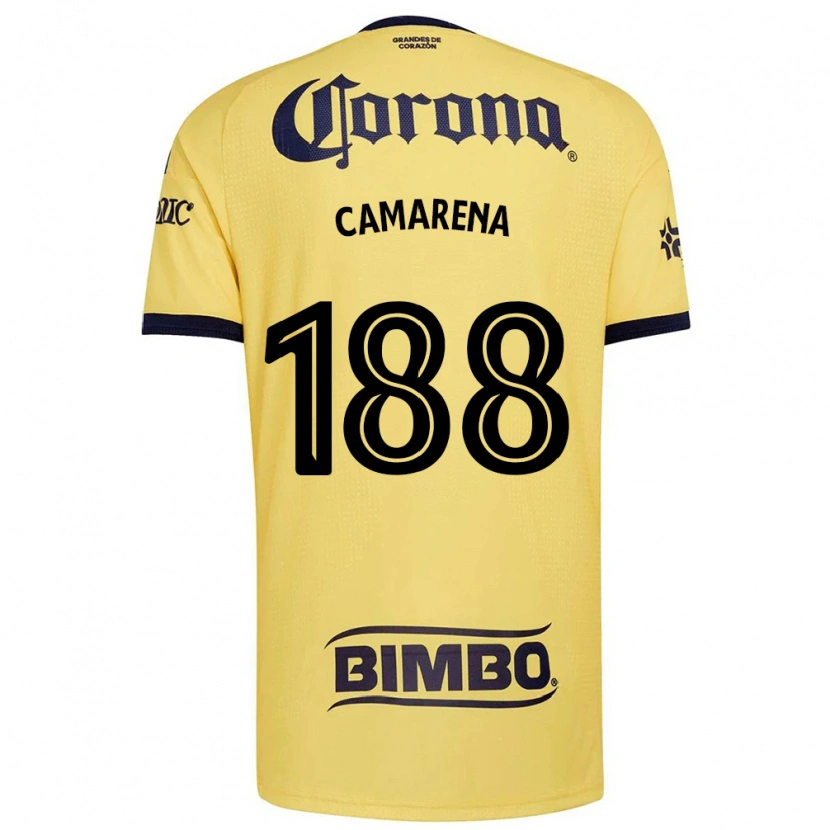 Danxen Kvinder Santiago Camarena #188 Gul Rød Sort Hjemmebane Spillertrøjer 2026/27 Trøje T-Shirt