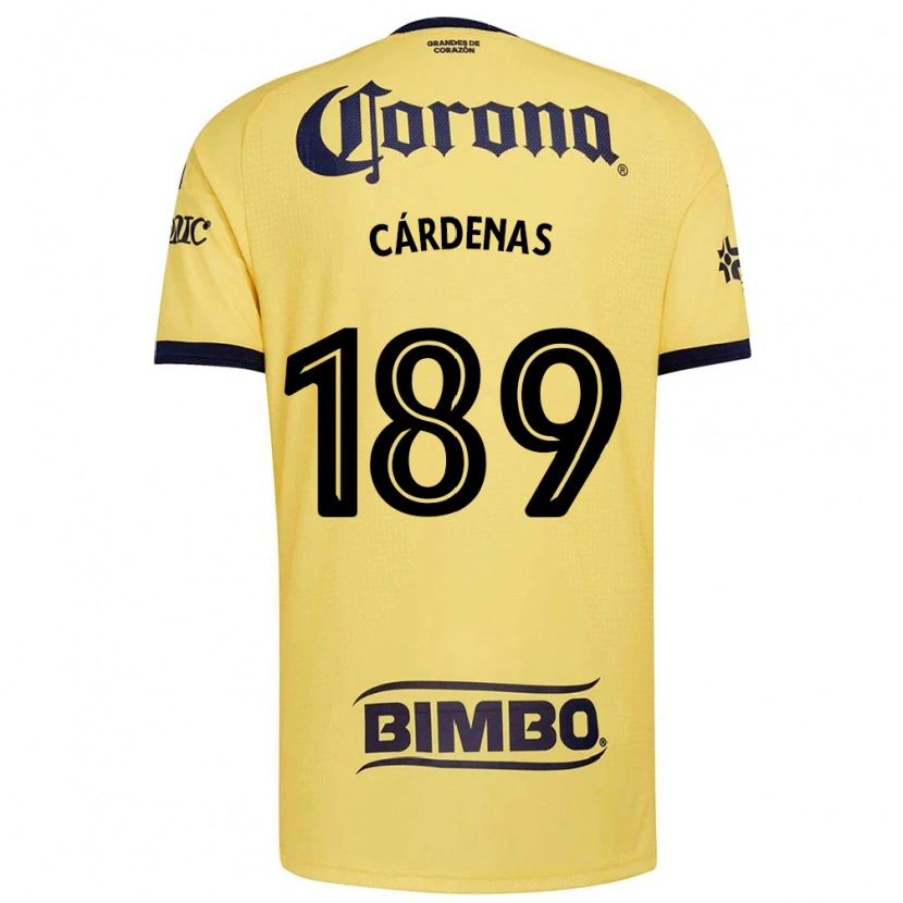 Danxen Kvinder Alejandro Cárdenas #189 Gul Rød Sort Hjemmebane Spillertrøjer 2026/27 Trøje T-Shirt