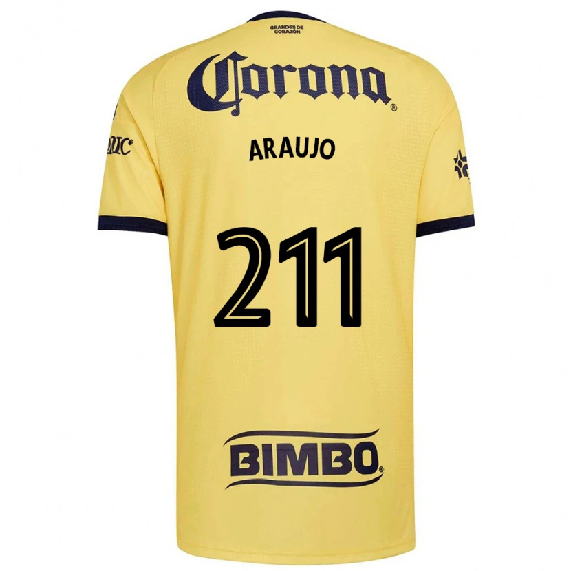 Danxen Kvinder Andrés Araujo #211 Gul Rød Sort Hjemmebane Spillertrøjer 2026/27 Trøje T-Shirt