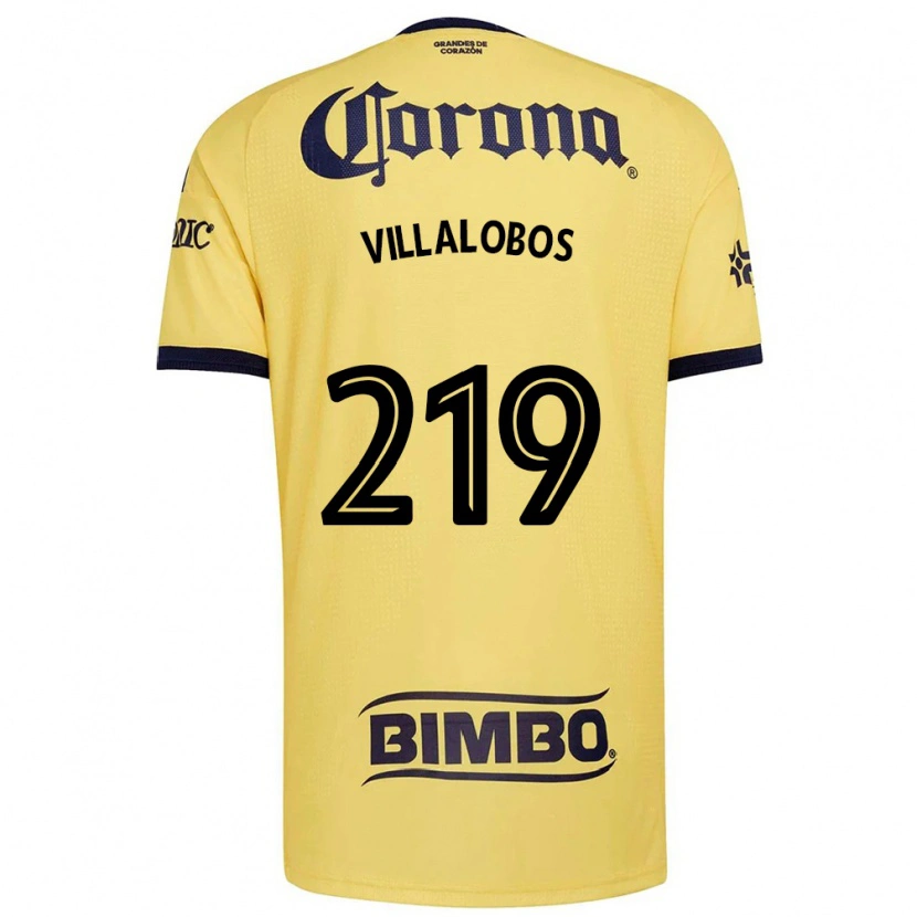 Danxen Kvinder Patricio Villalobos #219 Gul Rød Sort Hjemmebane Spillertrøjer 2026/27 Trøje T-Shirt