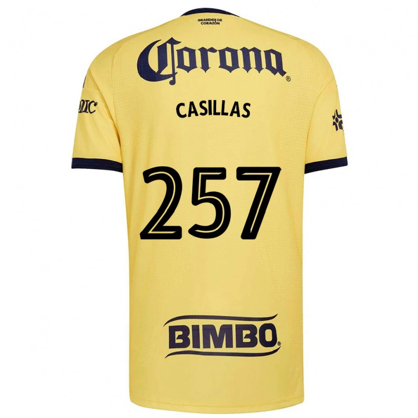 Danxen Kvinder Iván Casillas #257 Gul Rød Sort Hjemmebane Spillertrøjer 2026/27 Trøje T-Shirt