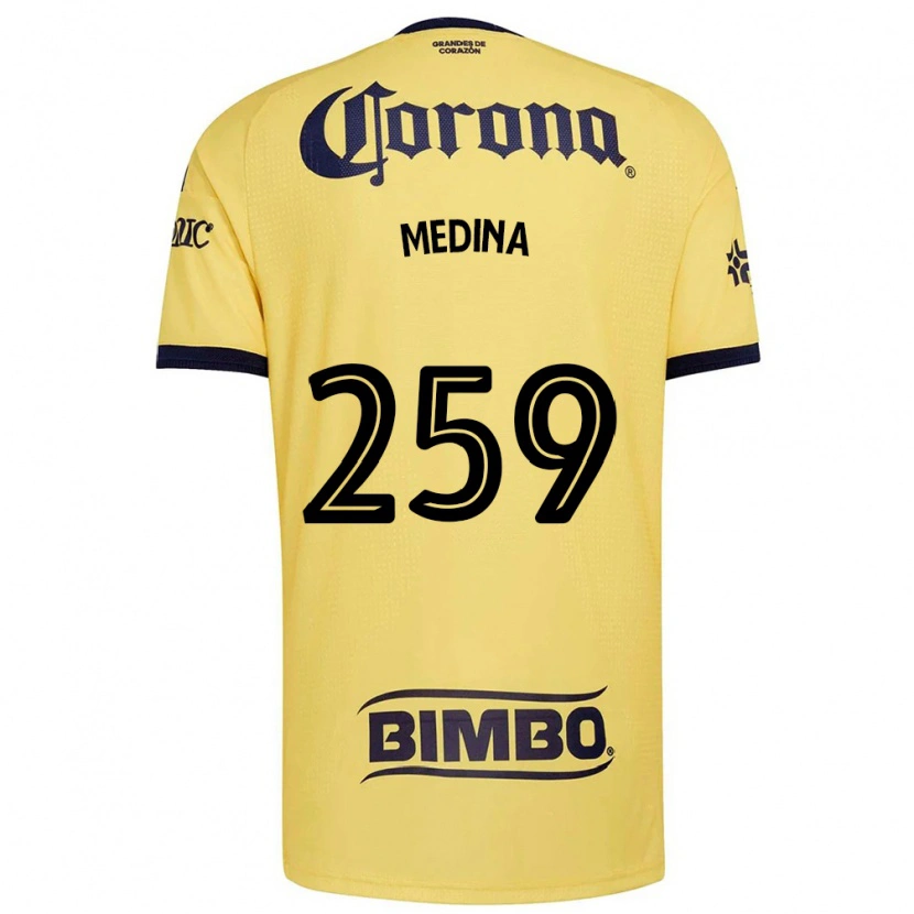 Danxen Kvinder Sebastián Medina #259 Gul Rød Sort Hjemmebane Spillertrøjer 2026/27 Trøje T-Shirt