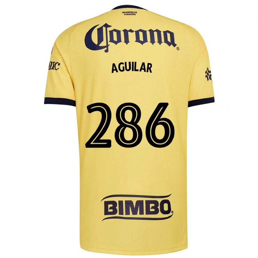 Danxen Kvinder Nicolás Aguilar #286 Gul Rød Sort Hjemmebane Spillertrøjer 2026/27 Trøje T-Shirt