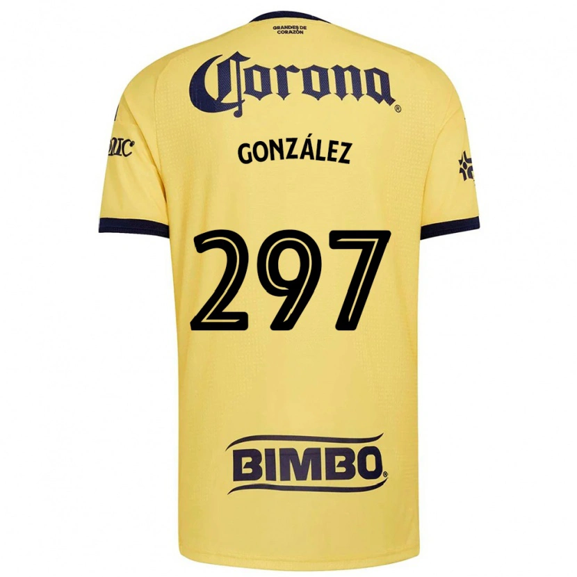 Danxen Kvinder Océlotl González #297 Gul Rød Sort Hjemmebane Spillertrøjer 2026/27 Trøje T-Shirt
