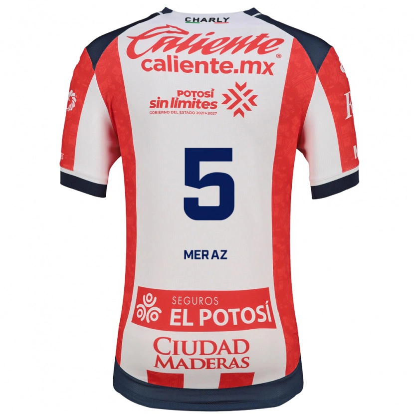 Danxen Kvinder Roberto Meraz #5 Rød Hvid Sort Hjemmebane Spillertrøjer 2026/27 Trøje T-Shirt