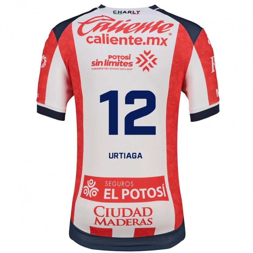 Danxen Kvinder Diego Urtiaga #12 Rød Hvid Sort Hjemmebane Spillertrøjer 2026/27 Trøje T-Shirt