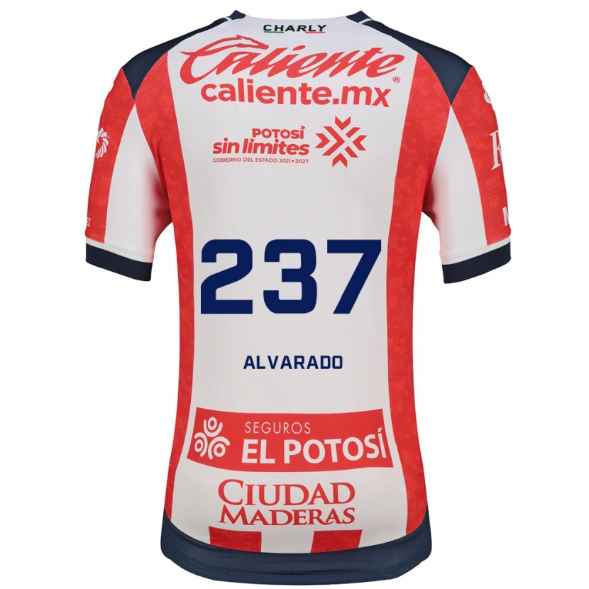 Danxen Kvinder Luis Alvarado #237 Rød Hvid Sort Hjemmebane Spillertrøjer 2026/27 Trøje T-Shirt