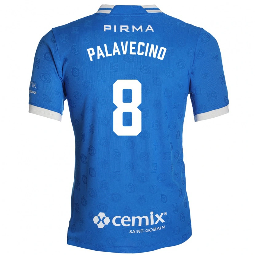 Danxen Kvinder Agustín Palavecino #8 Blå Hvid Rød Hjemmebane Spillertrøjer 2026/27 Trøje T-Shirt
