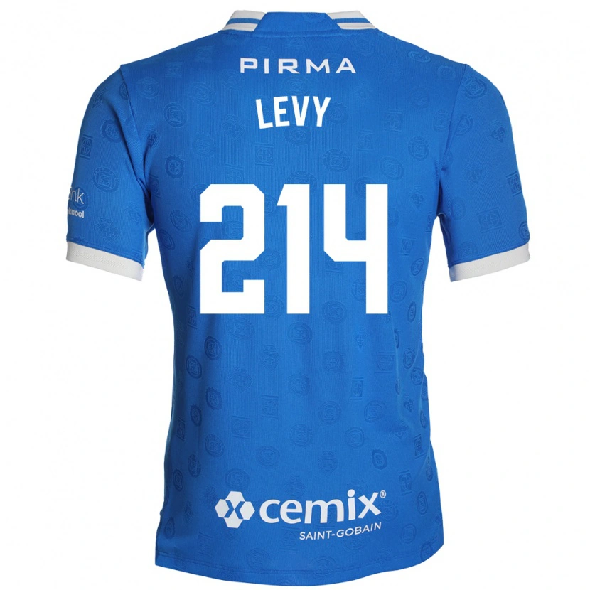 Danxen Kvinder Mateo Levy #214 Blå Hvid Rød Hjemmebane Spillertrøjer 2026/27 Trøje T-Shirt