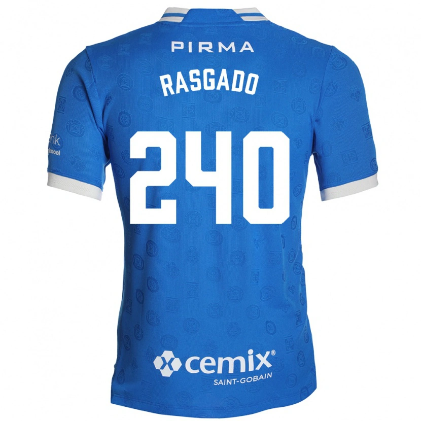 Danxen Kvinder Patricio Rasgado #240 Blå Hvid Rød Hjemmebane Spillertrøjer 2026/27 Trøje T-Shirt