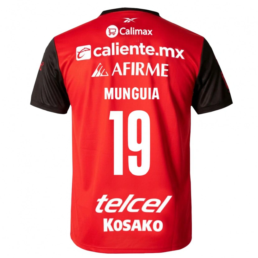 Danxen Kvinder Mariana Munguia #19 Sort Rød Hjemmebane Spillertrøjer 2026/27 Trøje T-Shirt