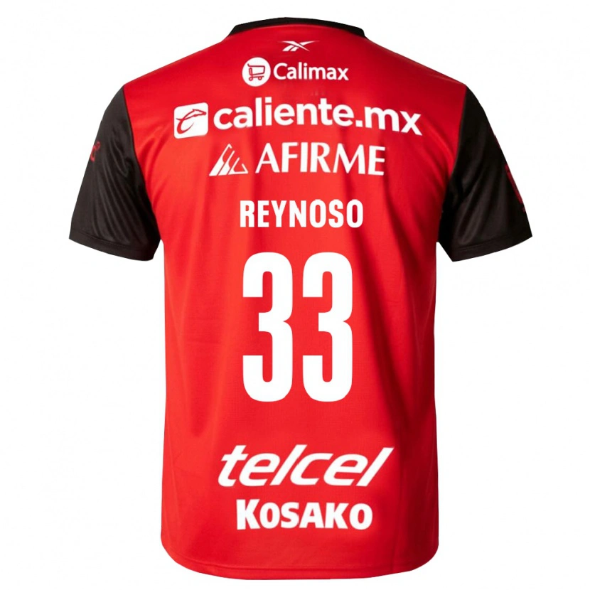 Danxen Kvinder Emanuel Reynoso #33 Sort Rød Hjemmebane Spillertrøjer 2026/27 Trøje T-Shirt