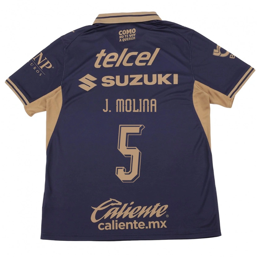 Danxen Kvinder Jesús Molina #5 Lilla Brun Hjemmebane Spillertrøjer 2026/27 Trøje T-Shirt