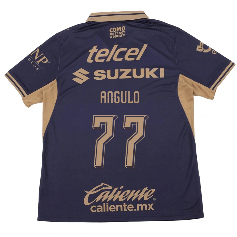 Danxen Kvinder Álvaro Angulo #77 Lilla Brun Hjemmebane Spillertrøjer 2026/27 Trøje T-Shirt