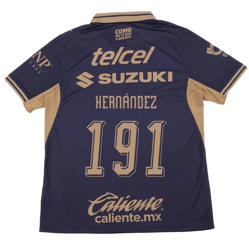 Danxen Kvinder Marco Hernández #191 Lilla Brun Hjemmebane Spillertrøjer 2026/27 Trøje T-Shirt