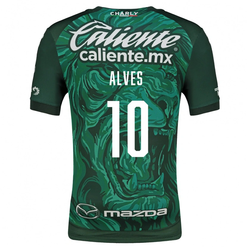 Danxen Kvinder Maria Alves #10 Grøn Sort Hjemmebane Spillertrøjer 2026/27 Trøje T-Shirt