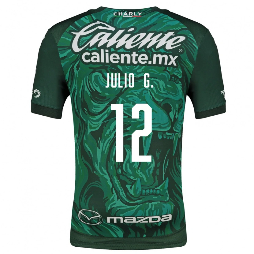 Danxen Kvinder Julio González #12 Grøn Sort Hjemmebane Spillertrøjer 2026/27 Trøje T-Shirt