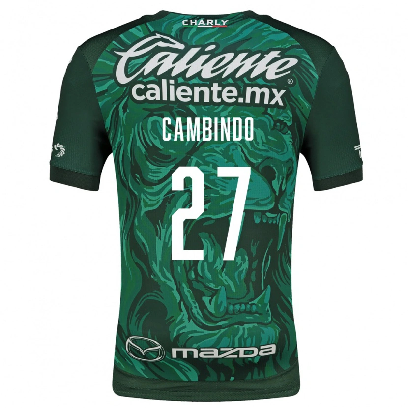 Danxen Kvinder Díber Cambindo #27 Grøn Sort Hjemmebane Spillertrøjer 2026/27 Trøje T-Shirt