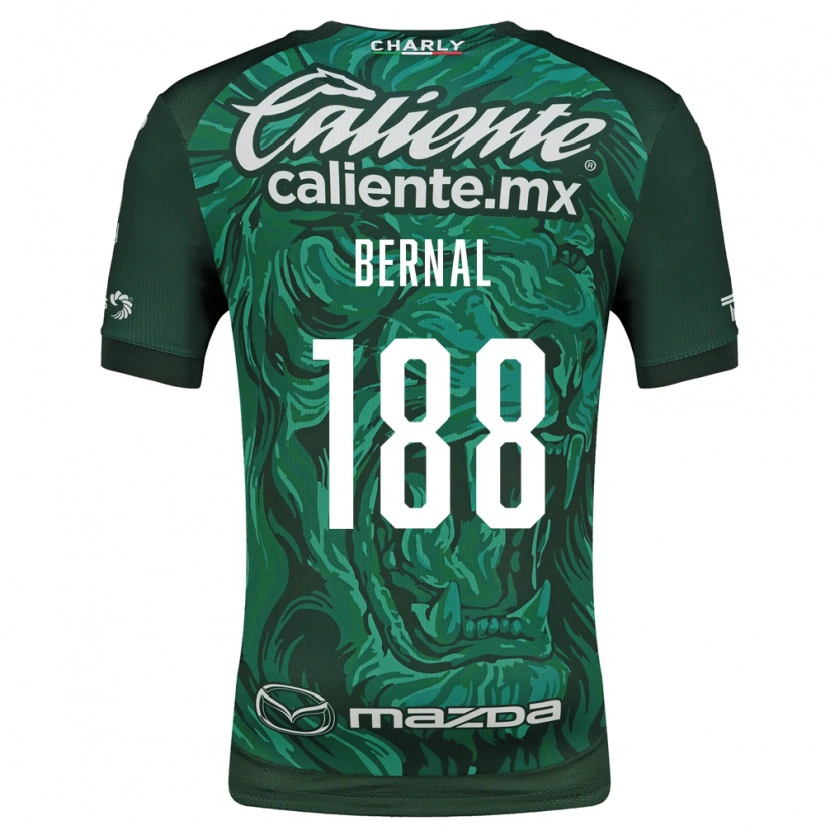 Danxen Kvinder Juan Bernal #188 Grøn Sort Hjemmebane Spillertrøjer 2026/27 Trøje T-Shirt