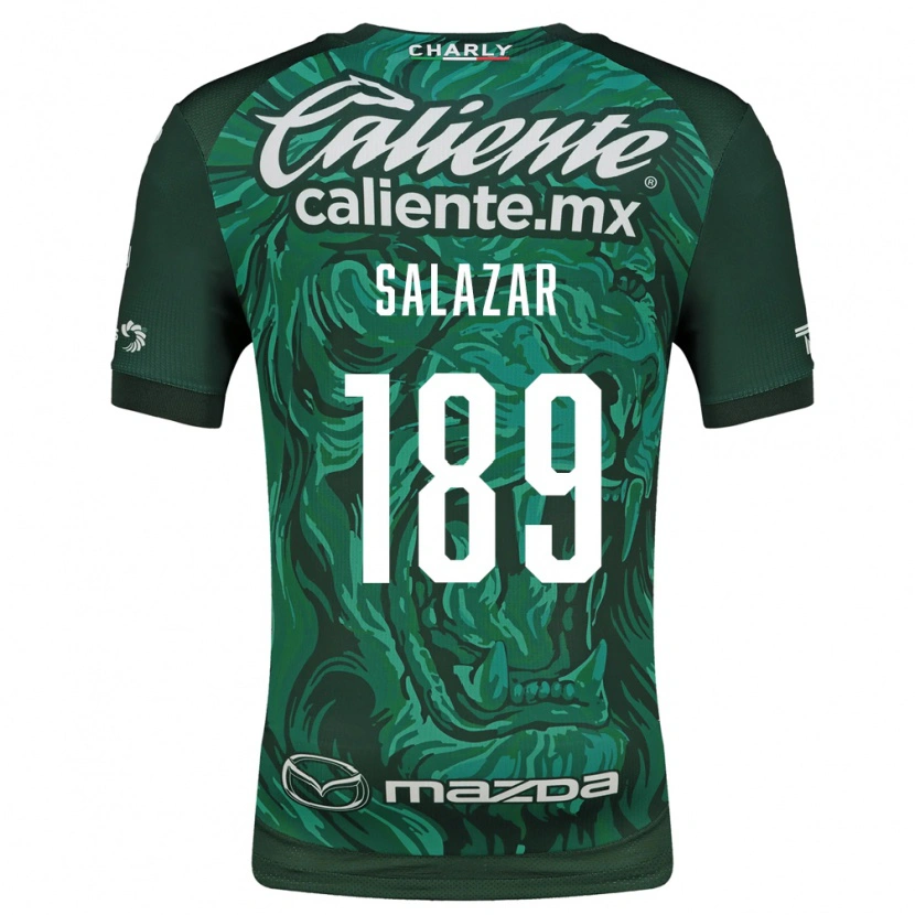 Danxen Kvinder José Salazar #189 Grøn Sort Hjemmebane Spillertrøjer 2026/27 Trøje T-Shirt