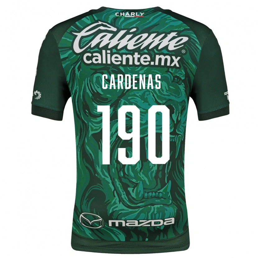 Danxen Kvinder Emilio Cárdenas #190 Grøn Sort Hjemmebane Spillertrøjer 2026/27 Trøje T-Shirt