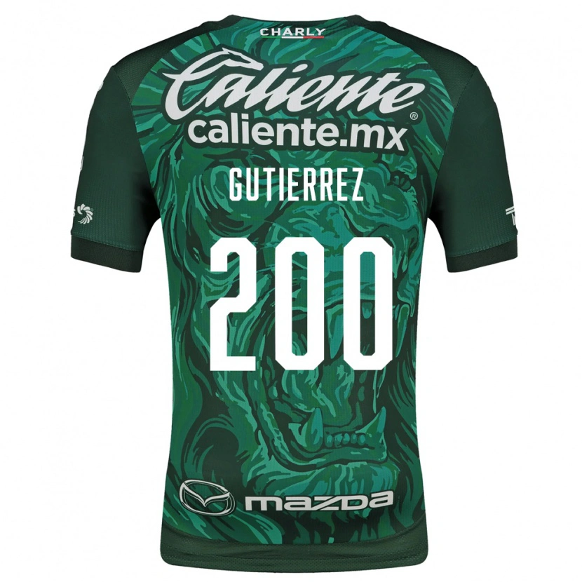 Danxen Kvinder Alan Gutiérrez #200 Grøn Sort Hjemmebane Spillertrøjer 2026/27 Trøje T-Shirt