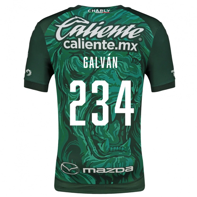 Danxen Kvinder Diego Galván #234 Grøn Sort Hjemmebane Spillertrøjer 2026/27 Trøje T-Shirt