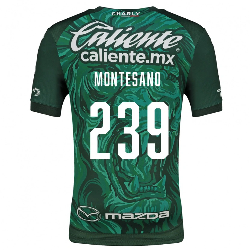 Danxen Kvinder Jesús Montesano #239 Grøn Sort Hjemmebane Spillertrøjer 2026/27 Trøje T-Shirt