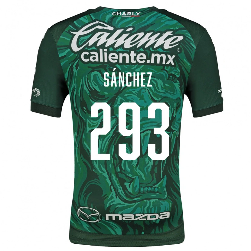Danxen Kvinder Christian Sánchez #293 Grøn Sort Hjemmebane Spillertrøjer 2026/27 Trøje T-Shirt