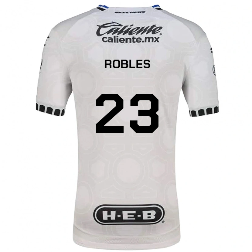 Danxen Kvinder Juan Robles #23 Hvid Sort Blå Hjemmebane Spillertrøjer 2026/27 Trøje T-Shirt